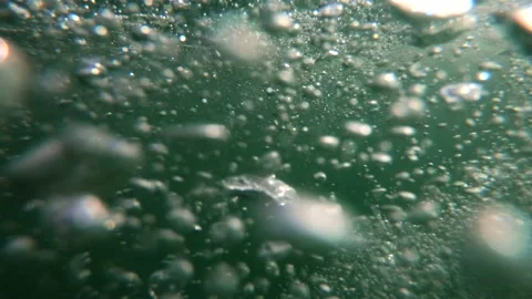 Underwater Bubbles Stock Footage 134421293