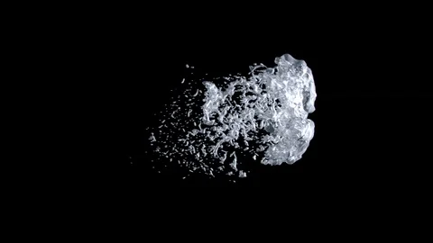 Underwater bubbles light v01, contains alpha Stock Footage 86612270