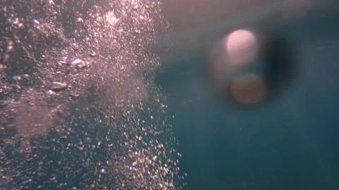 Underwater bubbles 스톡 사진