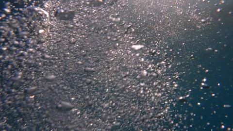 Underwater bubbles 스톡 사진