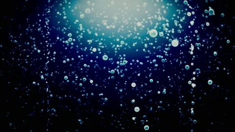 Underwater bubbles rising Stock Footage 205553962