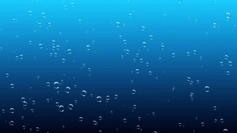 Underwater bubbles rising up seamless loop Stock Footage 148196416