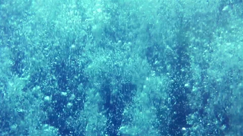 Underwater bubbles slow motion Background Full HD Video stock 41846280