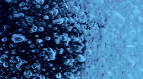 Underwater Bubbles In Slow Motion Stock Footage 53492554