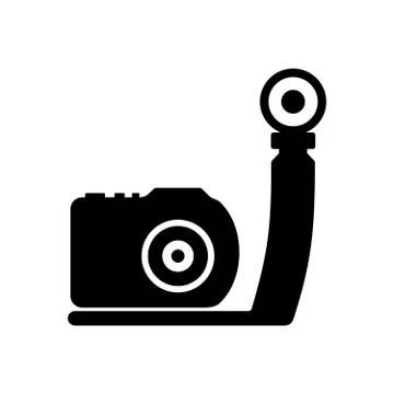 Underwater camera with flash Stock Illustration