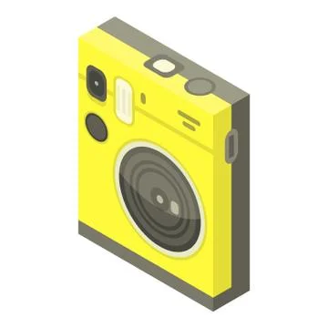 Underwater camera icon, isometric style Stock Illustration