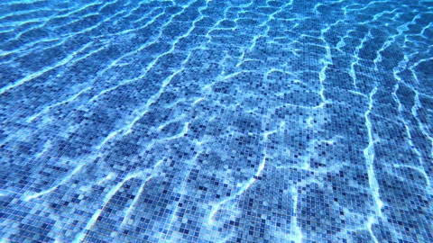 Underwater caustics in 4K slow motion Video stock 88345418
