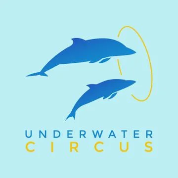 UNDERWATER CIRCUS Stock Illustration