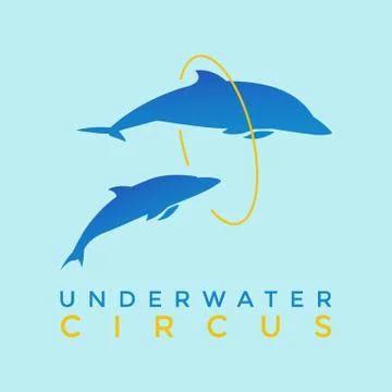 UNDERWATER CIRCUS Stock Illustration