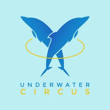 UNDERWATER CIRCUS Stock Illustration
