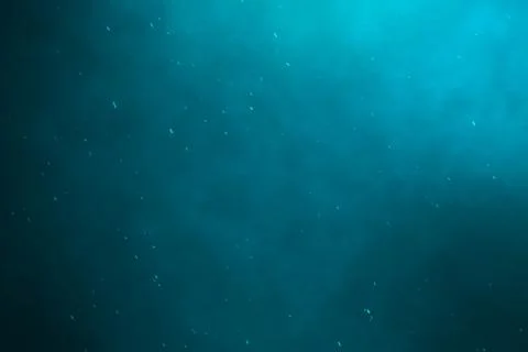 Underwater deep blue background. 3d illustration イラスト素材