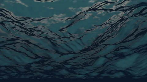 UnderWater Deep Blue Sea 01 Stock Footage 44783076