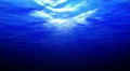 Underwater Deep LM02 Loop Sun Rays and Bubbles Animation HD Footage