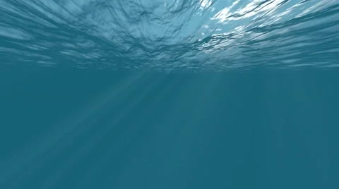 Underwater, Deep Sea Ocean Blue Water Stock Video Pond5