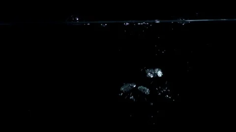 Underwater Design Elements - Water Motion - Air Bubbles Stock Footage 72140881