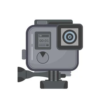 Underwater diving camera Stock Illustration