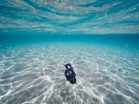 Underwater diving mask Stock Photos