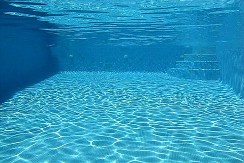 Underwater diving in swimming pool Stock Footage 312747
