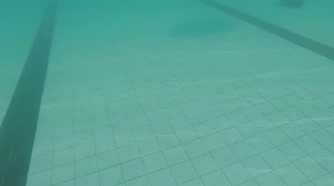 Underwater Diving In Swimming Pool Stock Footage 52822915