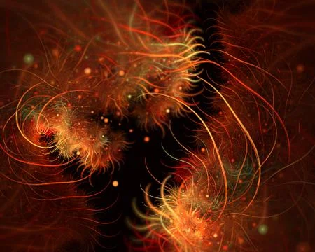 Underwater elements: algae seaweed, corals, beautiful marine plants. イラスト素材