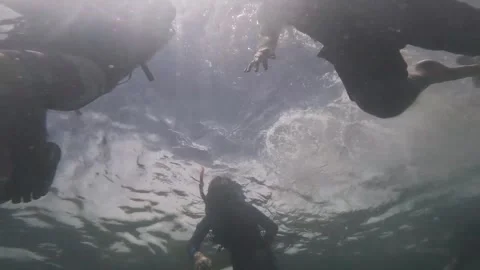 Underwater Exploration with Divers, Labuan Bajo - Indonesia Video stock 279891553