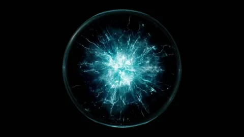 Underwater explosion within a crystal ball 動画素材 198940294