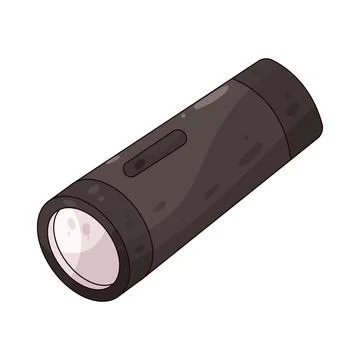 Underwater Flashlight illustration Stock Illustration