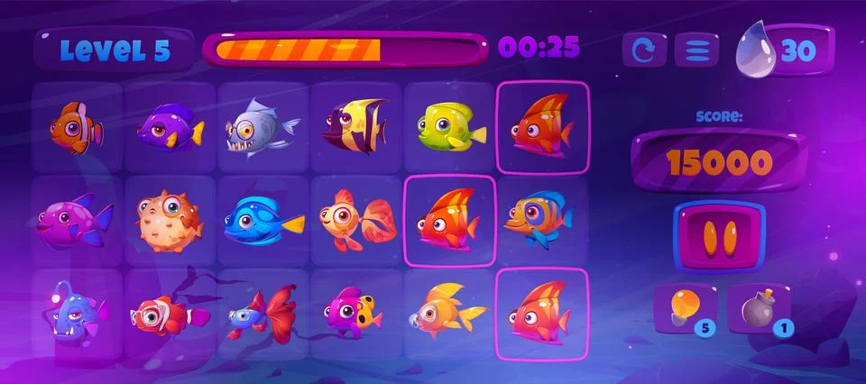 Fish Icon Illustrations ~ Stock Fish Icon Vectors