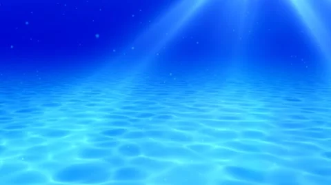 Underwater in great blue ocean for summer feeling Stock Footage