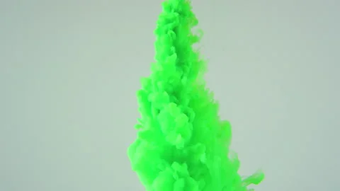 Underwater Green Color Explotion Stock Footage 208750830