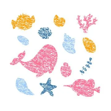 Underwater illustration Stock Illustration