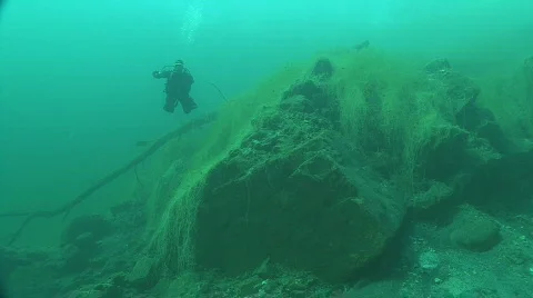 Underwater lake Video stock 609045