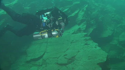 Underwater lake Video stock 609094