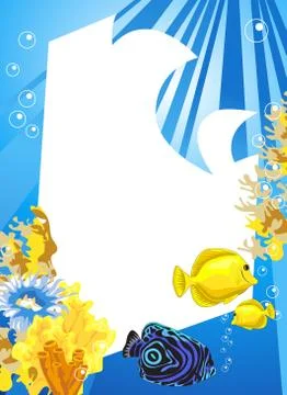 Underwater Life Illustrazione stock