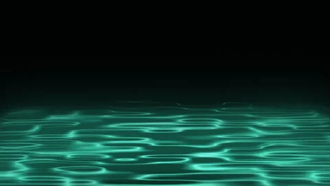 Underwater Light Patterns Create Calming Reflections in Dark Water Space Stock Footage 320307432