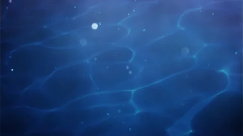 Underwater light reflection with bubble floating background Video stock 322911337