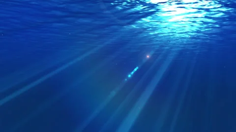 Underwater Light Right HD LOOP Stock Footage 28500792