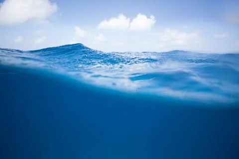 Underwater light scene Stock Photos