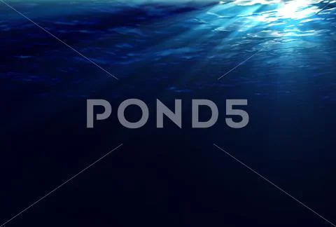 Underwater Lightrays Stock Photos