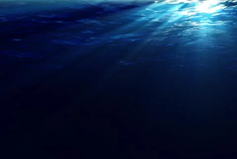 Underwater Lightrays Stock Photos