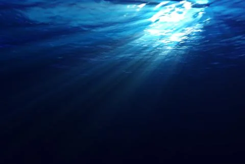 Underwater Lightrays Stock Photos