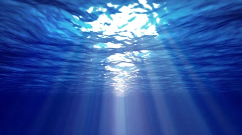 Underwater Loop Sunlight Stock Footage