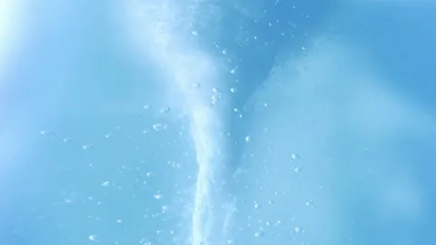 Underwater Macro High Speed Real Water Bubble Vortex Swirl Whirlpool Loop Видео 157165454