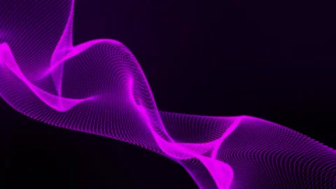Underwater neon light net motion graphic background animation Stock Footage 221457941