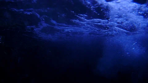 Underwater Ocean 96fps Slow Motion Stock Footage