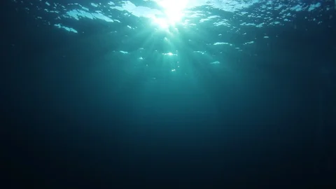 Underwater Ocean Stockbeeldmateriaal 104187961