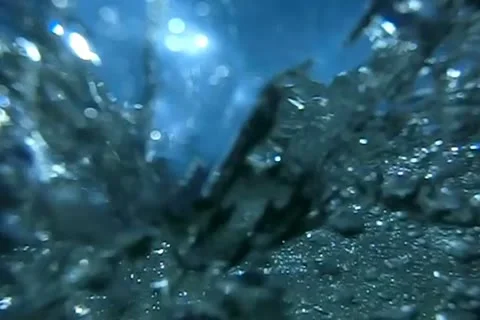 Underwater Ocean HS14 Slow Motion 240fps Stock Footage