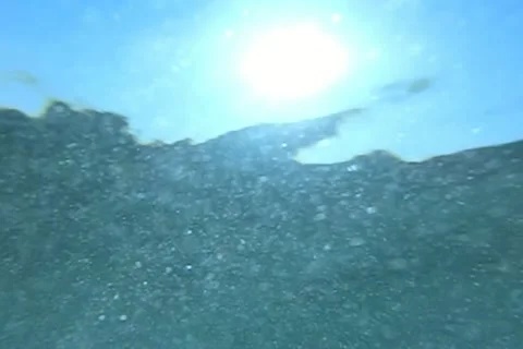 Underwater Ocean HS48 Slow Motion 240fps Stock Footage