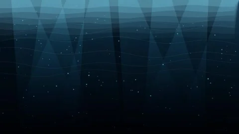 Underwater ocean scene with light rays and floating bubbles in deep sea dyn.. Vídeo Stock 346541885