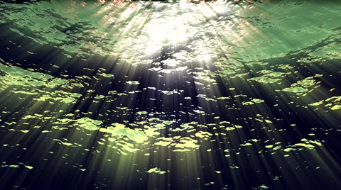 Underwater ocean waves ripple and flow w... | Stock Video | Pond5